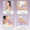 Electric Massage Ball with Suction Cup Mount for Back and Shoulder Pain Relief Deep Tissue Massager with Vibration Function