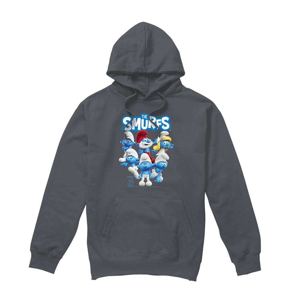 The Smurfs Unisex Adult Group Shot Hoodie