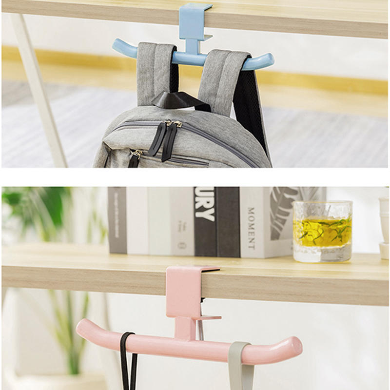 Desk Mount Headphones Holder Adjustable Table Hanger for Bag Purse Table Hanger Hook Clamp-On Under Desk Headphone Hanger Space Saving for Office Home