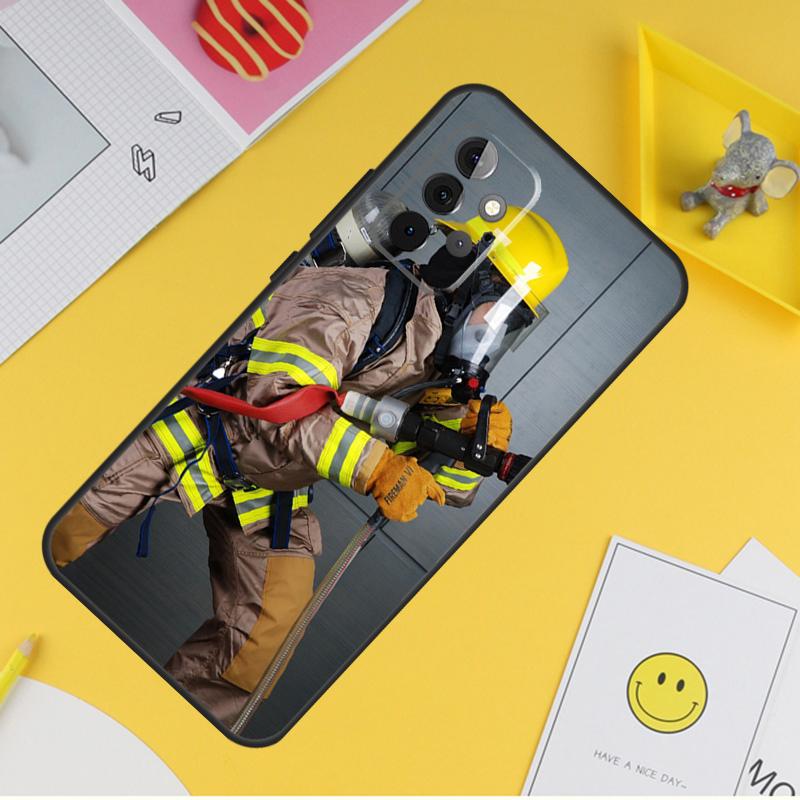 

Firefighter Heroes Fireman Case For Samsung Galaxy A16 A26 A36 A56 A06 A55 A35 A15 A53 A32 A52 A33 A13 A14 A34 A54 A17 Samsung A52S 5G