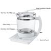 220V 800W gezondheidspot gesplitst multifunctioneel automatisch huishoudelijk afkookglas gezondheidspot gekookte thee kokend water pot