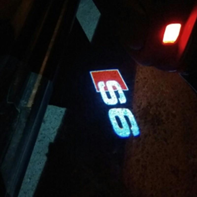 2x LED porte de voiture Logo lumière 3D porte de voiture courtoisie bienvenue lampe Logo Laser projecteur lampe