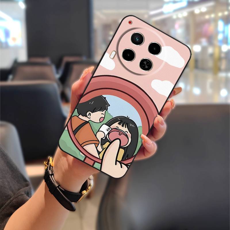 Phone Pouch Couple Phone Case For Tecno Camon30/4G/5G/CL6/CL7 Waterproof Durable Silicone Protective Anti-dust Full Wrap