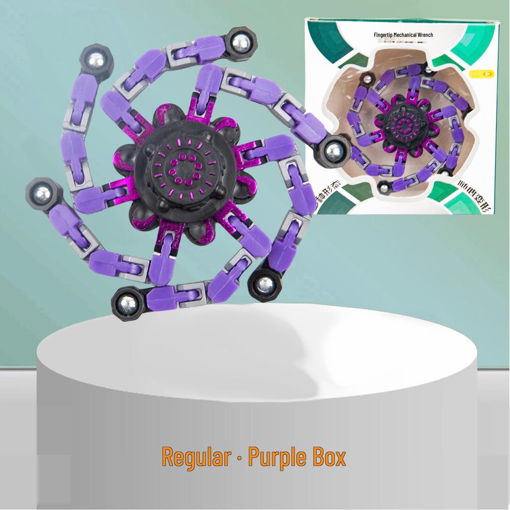 Kids' Transforming Luminous Gyro Decompression Fidget Toy