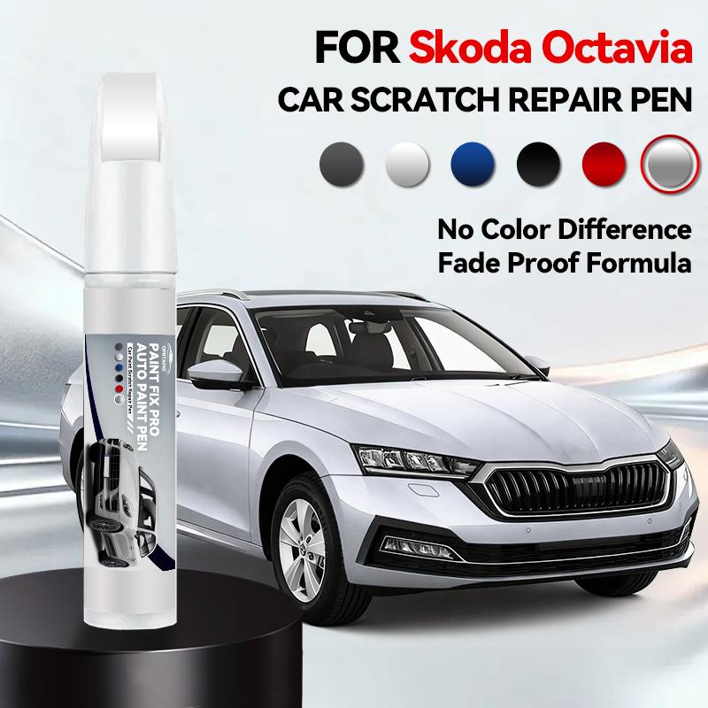 

OPRTAMG Purpose Vehicle For Skoda Octavia Car Paint Repair Pen Touch Up Scratch Remover DIY Auto Accessories Gold 123 Gray D7S S