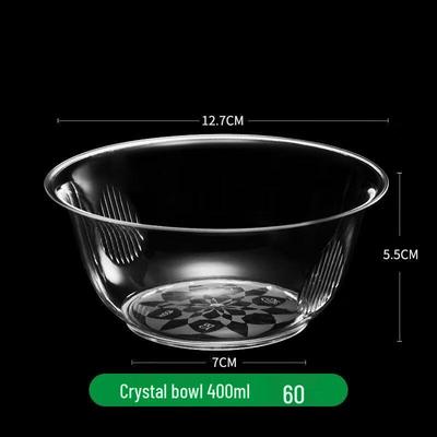 JINGRX Disposable Crystal Plastic Bowls