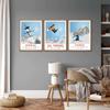 Nordic Tignes Aspen Snowboard Ski France Canada Wall Art Canvas Paintings Poster And Print Pictures For Living Room Home Decor