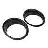 1 Pair Car Front Headlight Lamp Cover Trim Fit for Jeep Wrangler 20072017Bright Color