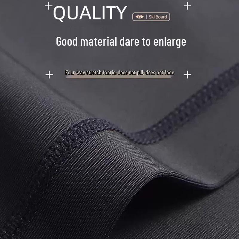 Men's Silk Grid High-Neck Performance T-Shirt - Elastic, Quick-Dry, Long-Sleeve for Autumn/Winter Running.