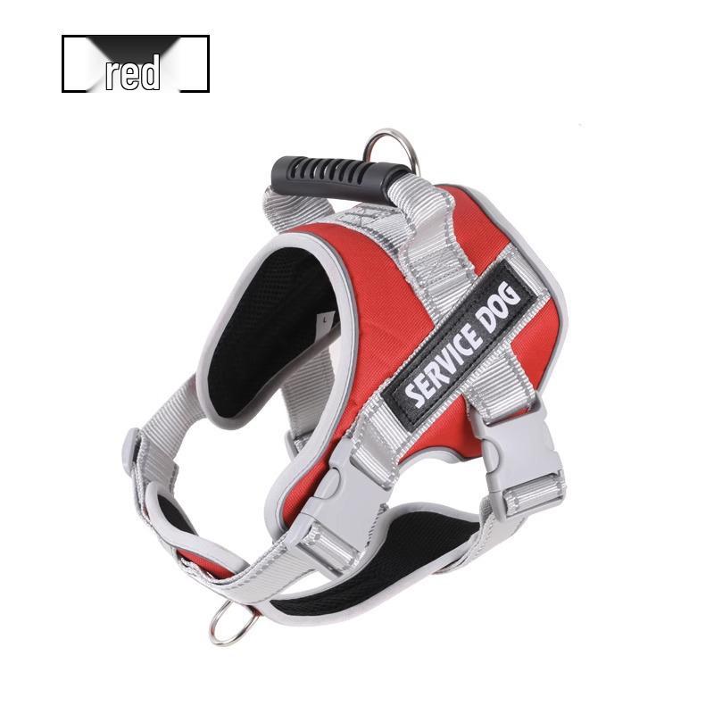 K9 Saddle Style Dog Harness & Leash - Explosion-Proof, Medium/Large Breeds, Border Collie, Golden Retriever