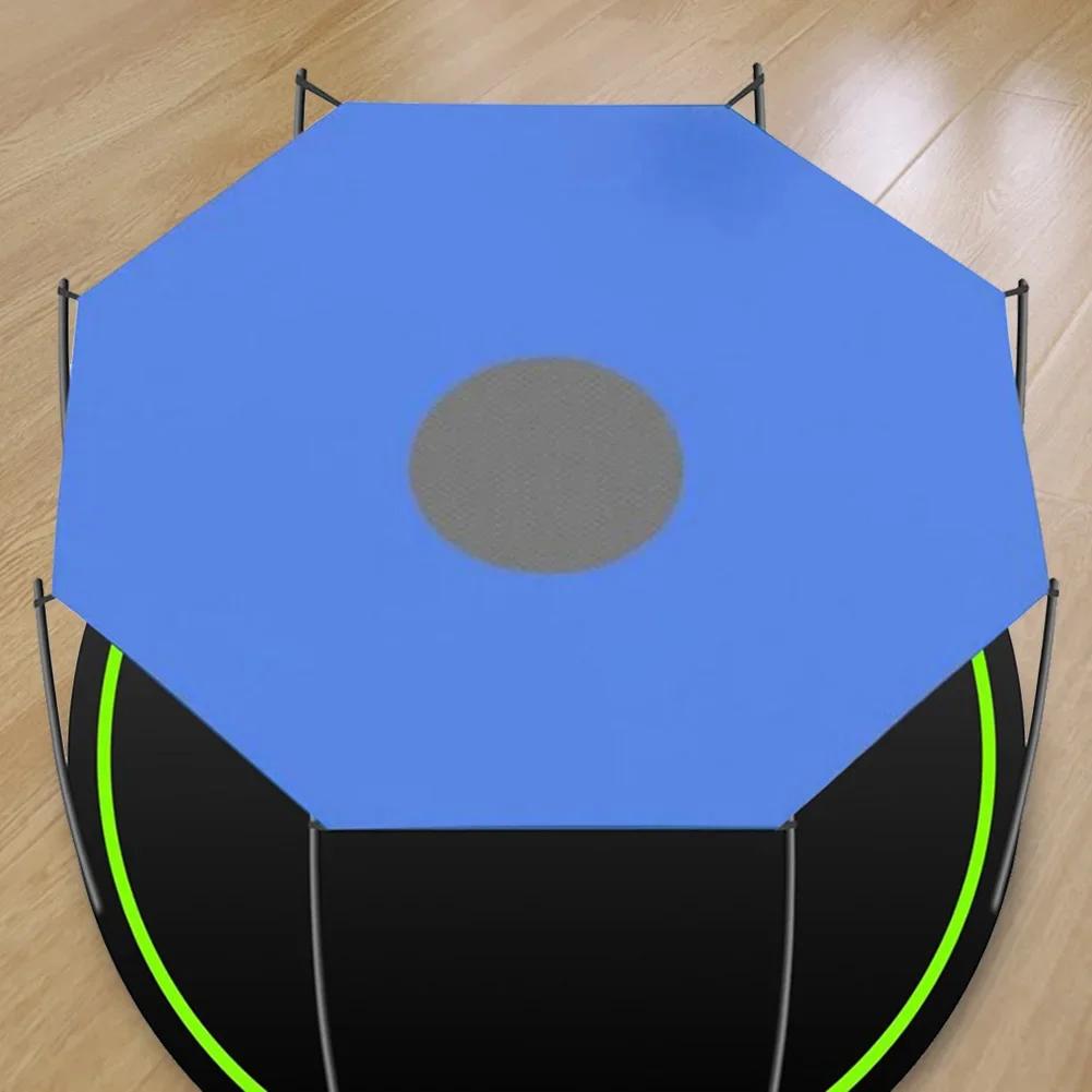 6/8/10ft Trampoline Cover Anti-UV Waterproof Trampoline Shade Cover Sunshade Roof Accessories for Outdoor Backyard Playground