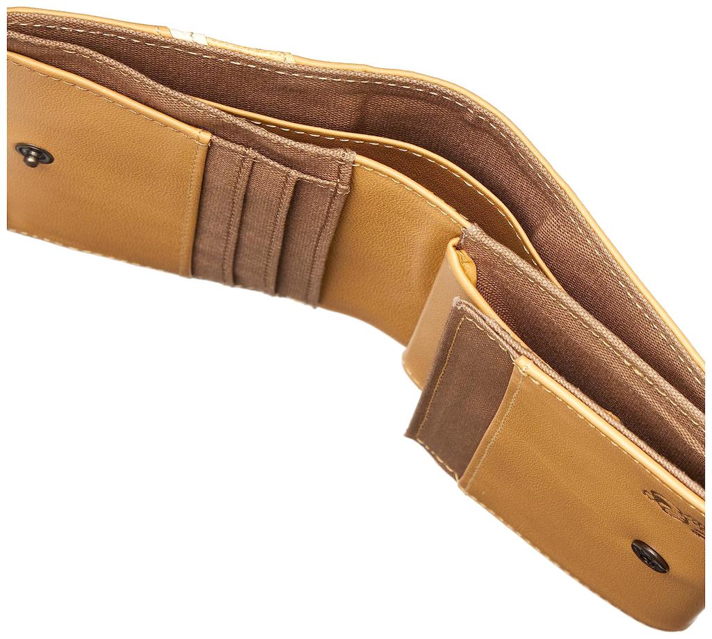 Shuhei Nomura Women's Compact Bifold Wallet, Made of Genuine Leather, Nadaya, with a Daikokuten Design, Designed for Wealth and Good Fortune, No.