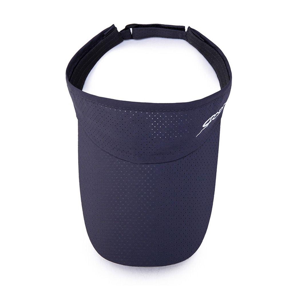 Sports UV Protection Solid Color Wide Brim Korean Style Hat Sun Hat Women Cap Empty Top Hat