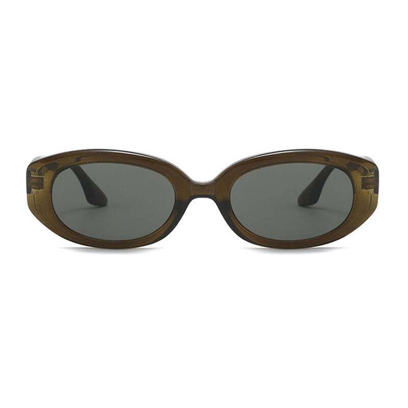 NeoRetro 58049 Ugly Sunglasses C3 Khaki Gray