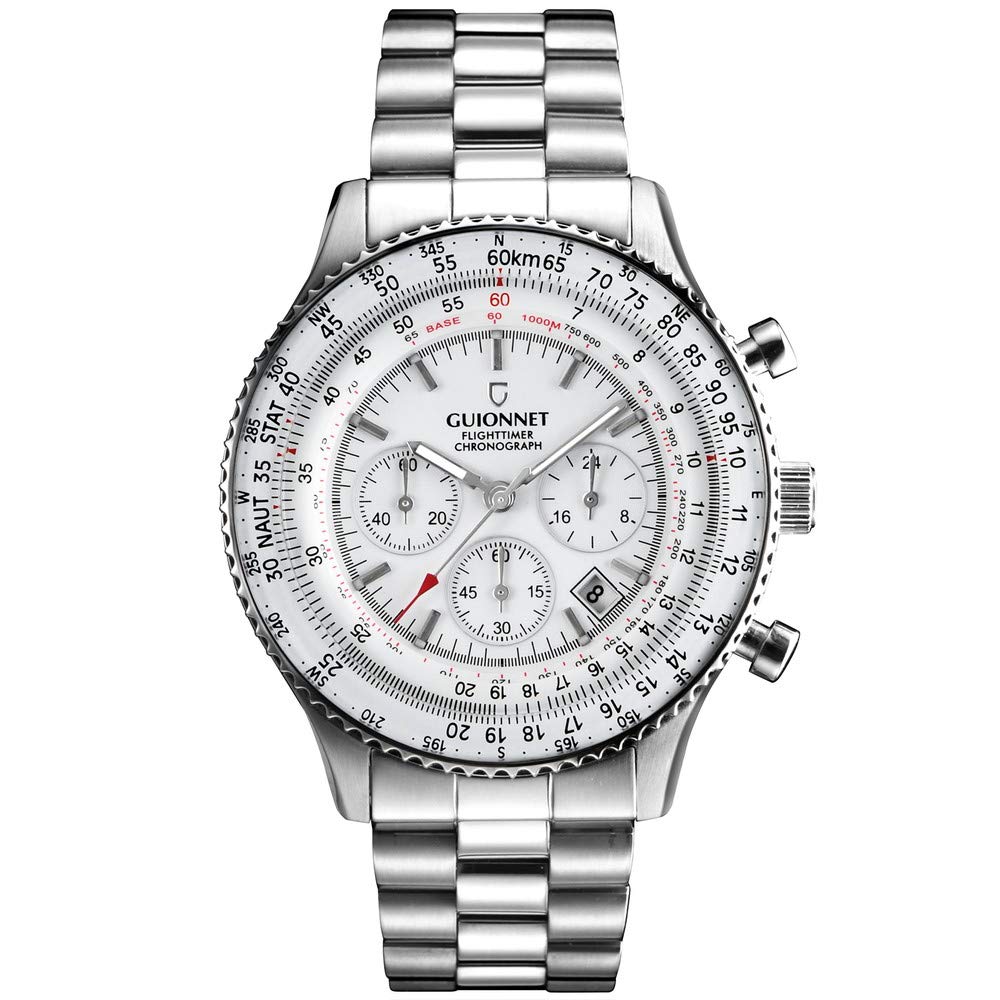 

Часы Ghione Flight Timer Pilot Chronograph FT42SWH ко Дню отца