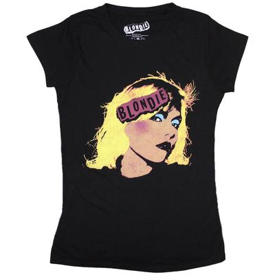 Official Blondie T Shirt Debbie Harry Black Punk Ladies New Wave Rock S To 4XL
