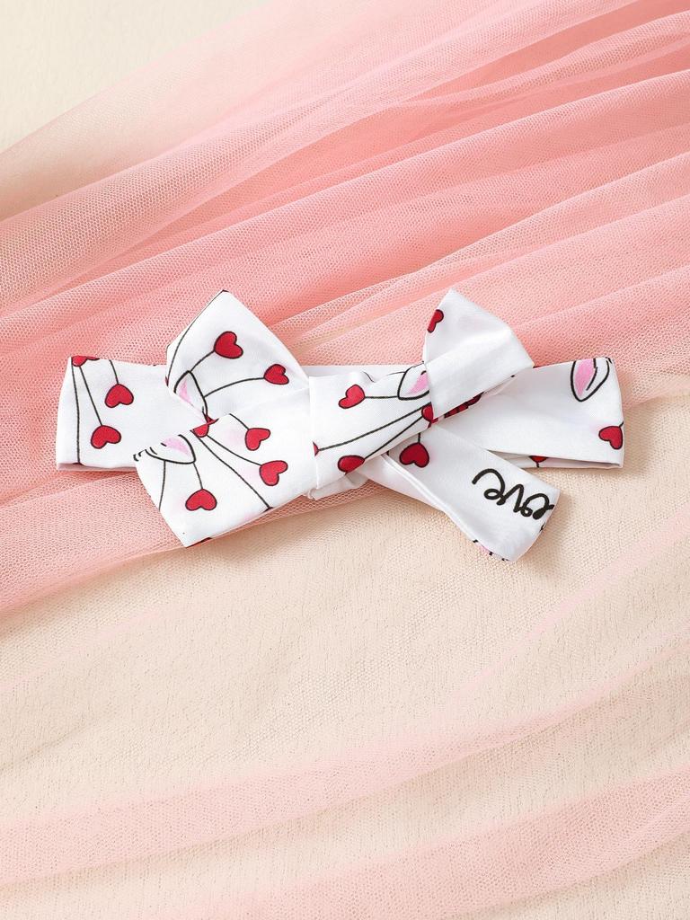 0-18 Months Baby Girl Clothing Bodysuit Outfit 3Pcs Red Ruffle Jumpsuit Bunny Heart Bow Headband Autumn Newborn Baby Clothes Set