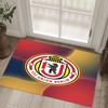 Union Berlin FC Design Crystal Velvet Carpet Cozy Non?Slip Printed Rug For Bedroom Living Room Entrance