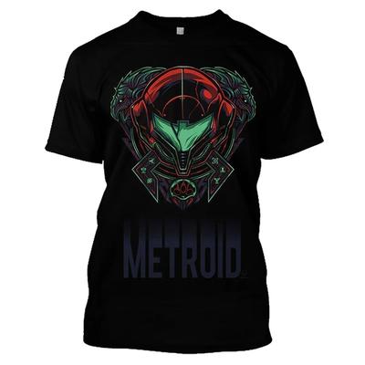 Metroid 3d Print T-shirt Unisex Women Fashion T-shirts Kids Hip Hop Tops Tees Metroid T Shirt Oversized Game Tops Camisetas Hombre