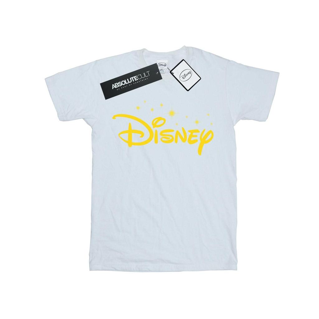 Disney Girls Logo Stars Cotton T-Shirt