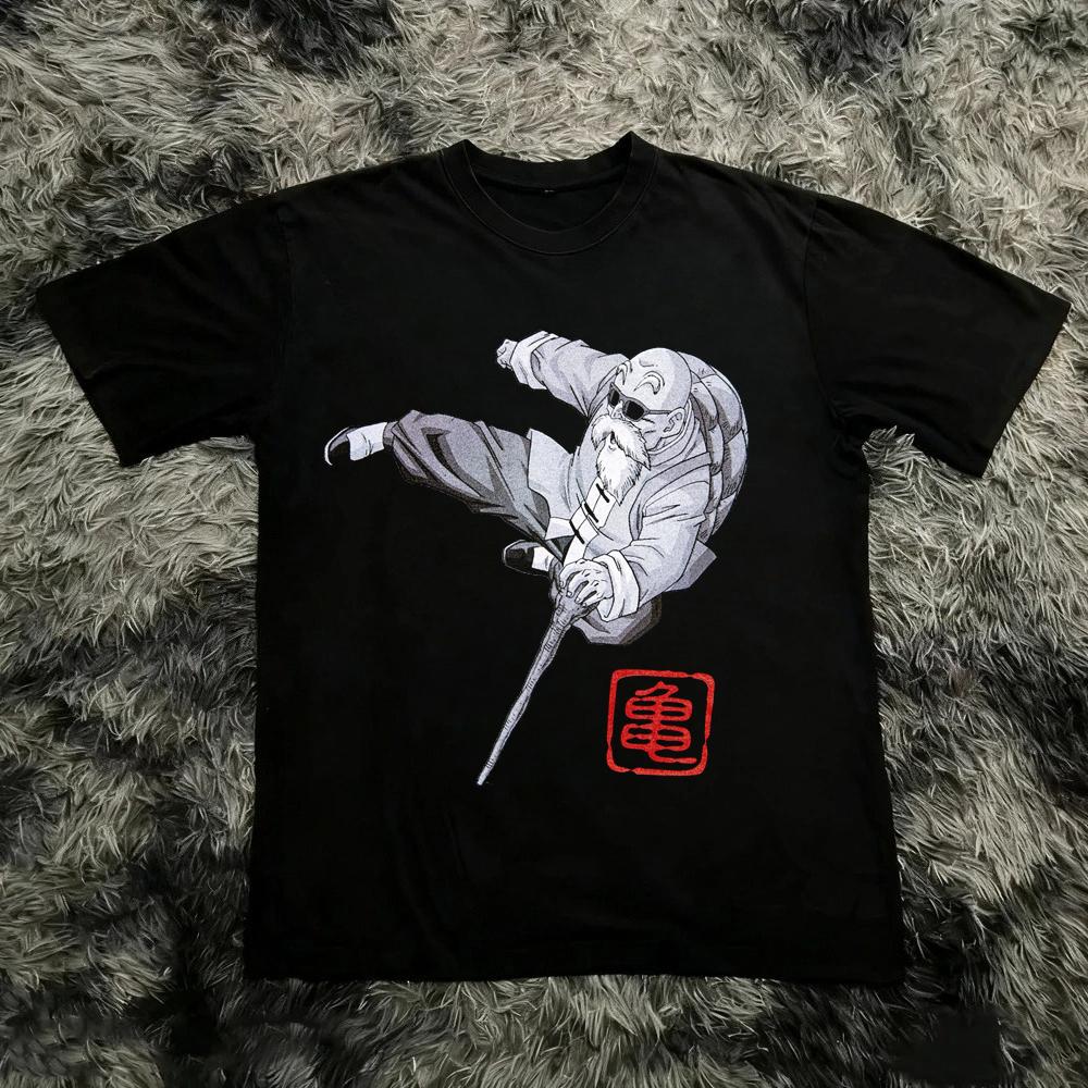 T-shirt in Cotone a Maniche Corte con Stampa Dragon Ball Z Son Goku Vegeta Unisex Abbigliamento Donna Harajuku Yk Tee Vintage Casual Tee Top