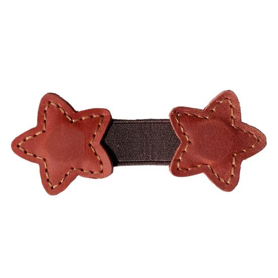 Magnetic Faux Leather Bookmark Cute Star Shaped Page Clips Strong Magnet Bookmark Clip for Reading Lovers Women Men