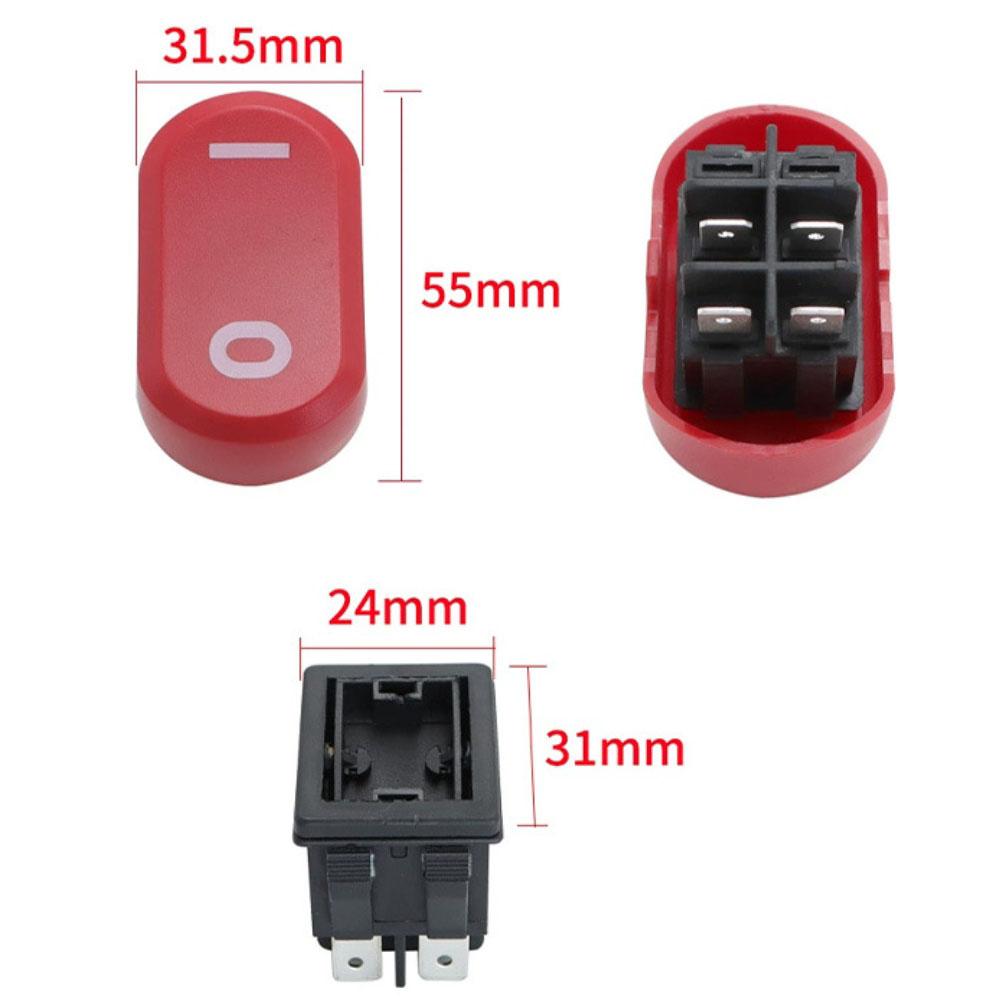 4Pcs Electric Switches For Wet Dry Vacuum Cleaners Replacement Parts Sensitive Touch Button Wear Resistant Accessories