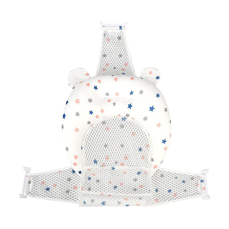Baby Bath Cushion Pad Newborn Bathtub Mat Infant Bath Supporter Net Baby Bathtub Pillow Nonslip Floating Bathing Tub Seat