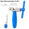 Taglia-perni per catena in acciaio plastico Taglia-catene MTB Strumento portatile per rompere e dividere maglie di catene per bicicletta Dispositivo per riparazione Kit di riparazione