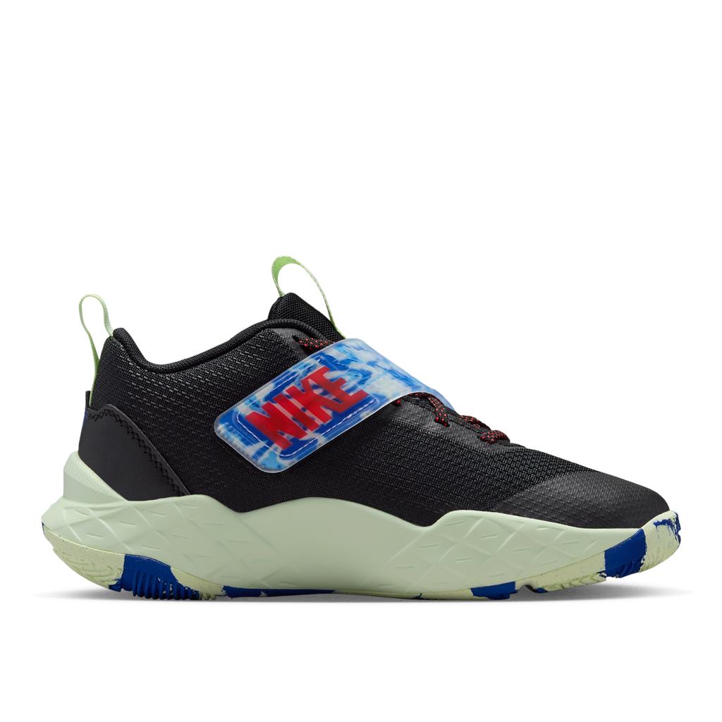 Nike Team Hustle D 12 Low Top Children's Basketball Shoes Black Unisex IQ0815-001