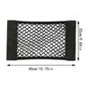 Car Rear Trunk Storage Net Seat Elastic String Net Magic Sticker Mesh Storage Bag Organizer Universal Auto Organizer