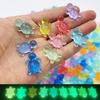 Luminous Cute Animal Mini Ornaments: Turtle, Bear, Rabbit - Handmade Glowing Accessories
