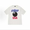 Classic Black 8 Ball Graphic T-Shirt Men Women Casual Cotton Short Sleeve Tee Unisex Streetwear