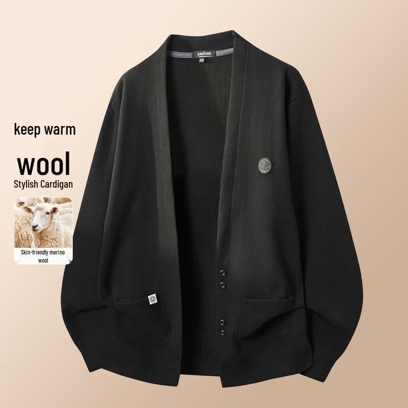 Paul Frank Wool Blend V-Neck Cardigan 4XL