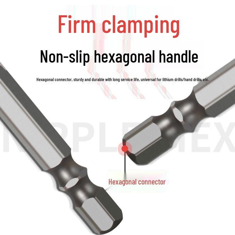 6mm Overlord Alloy Triangle Tile Drill Bit Set for Glass, Concrete, and Cement