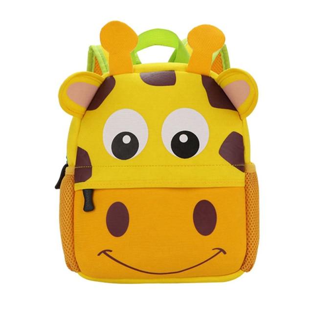 3D Animal Kinderen Rugzakken Merkontwerp Meisje Jongens Rugzak Peuter Kinderen Neopreen Schooltassen Kleuterschool Cartoon Tas