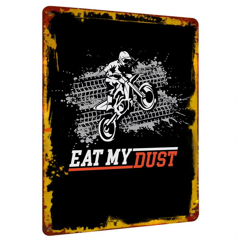 

Motocross Rider Jumping Custom Metal Tin Sign Home Wall Decor Bar Garage Sports Theme Wall Art 20x30cm（7.8x11.8inch）