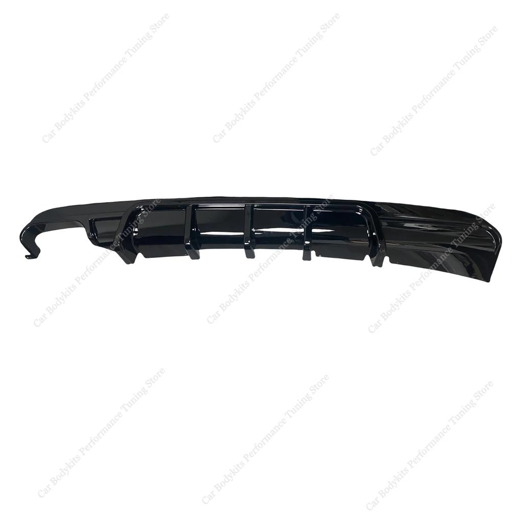 OEM Replace Gloss Black MP Style Rear Diffuser Rear Bumper Lip For Bmw E46 3 Series 4-Door Sedan/Touring M Sport 2002-2005