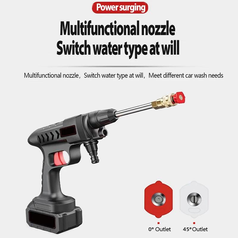 300W 20000/30000mAh Cordless High Pressure Car Washer Spray Water Gun Portable Car Wash Pressure Cleaner Cleaning Machine