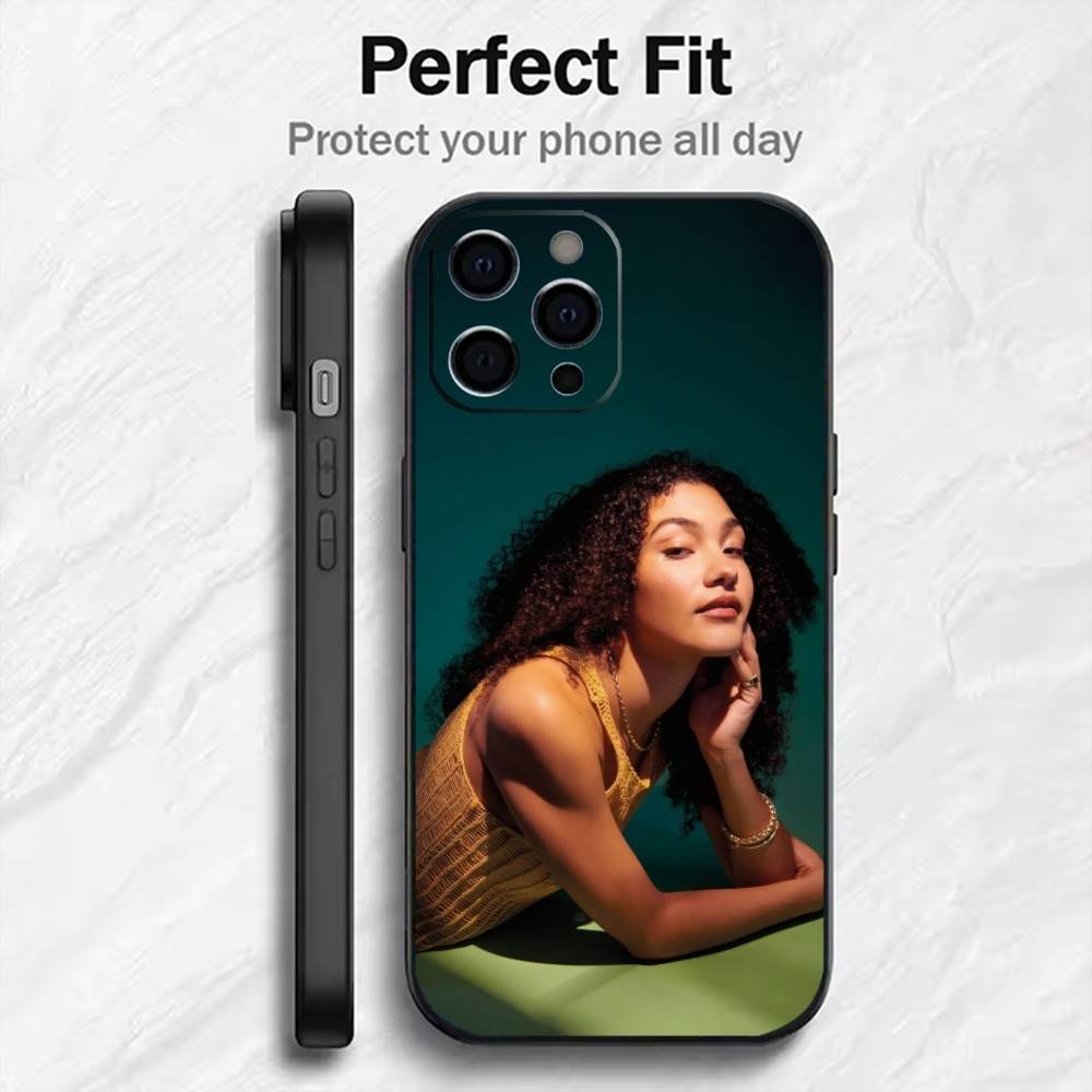 SO EASY O-Olivia D-Dean Singer Phone Case For iPhone17,16,15,14,13,12 Plus,Max Soft Silicone Black Cover