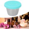Beauty Salon Essential Oil Cup Stainless Steel Condiment Salad Dressing Container with Silicone Lid 70ml