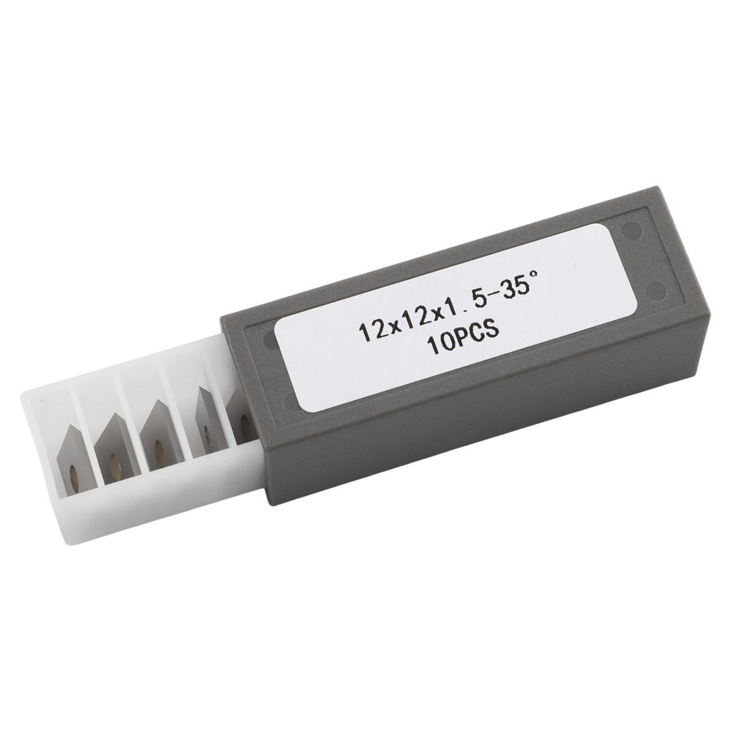 Indexable Carbide Inserts for Woodworking Set of 10 Square Blades with Multiple Cutting Edges for Enhanced Performance