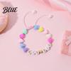 Child-friendly Jewelry Sister Friendship Bracelet Adjustable Beaded Bohemian Colorful Polymer