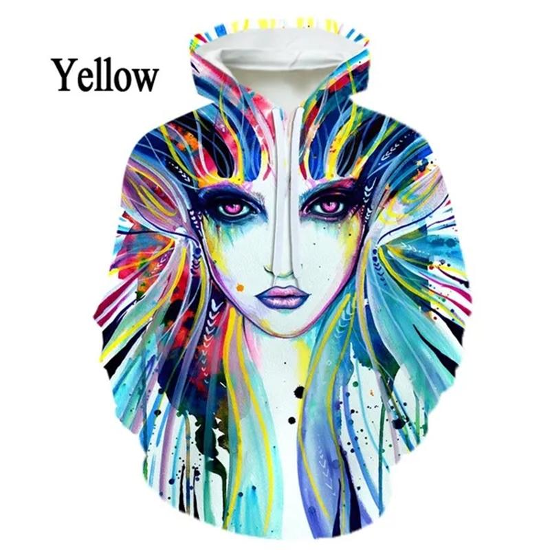 Jesień i Zima Świąteczna Noc Horroru Drukowane w 3D Uliczne Bluzy z Kapturem dla Chłopców i Dziewcząt Bluzy na Halloween Bluzy Bluzy Bluzy