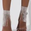 Delicate Crystal Ankle Accessories Adjustable Foot Chain Jewelry  High Heel Shoes