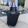 Foldable Shopping Bags Travel Rolling Pull Cart Trolly Bag With Wheels Reusable Grocery Cart Food Organizer Vegetables Bag