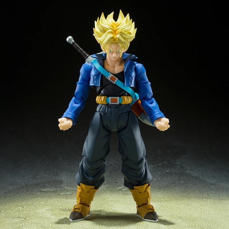 SHF Dragon Ball Z Figure Super Saiyan Trunks Action Figure Movable PVC Collection Anime Future Boy Torankusu Figures Model Toys