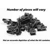 Complete Motorcycle Fairing Bolt Kit For Kawasaki Ninja ZX-6R 2000-2001 / ZZR600 2005-2008 Body Screws, Fasteners, and Hardware