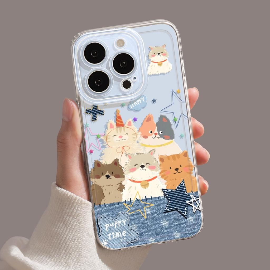 Cowboy Puppy Is Suitable for Apple 17 Mobile Phone Case Iphone16promax Cartoon New All-inclusive.