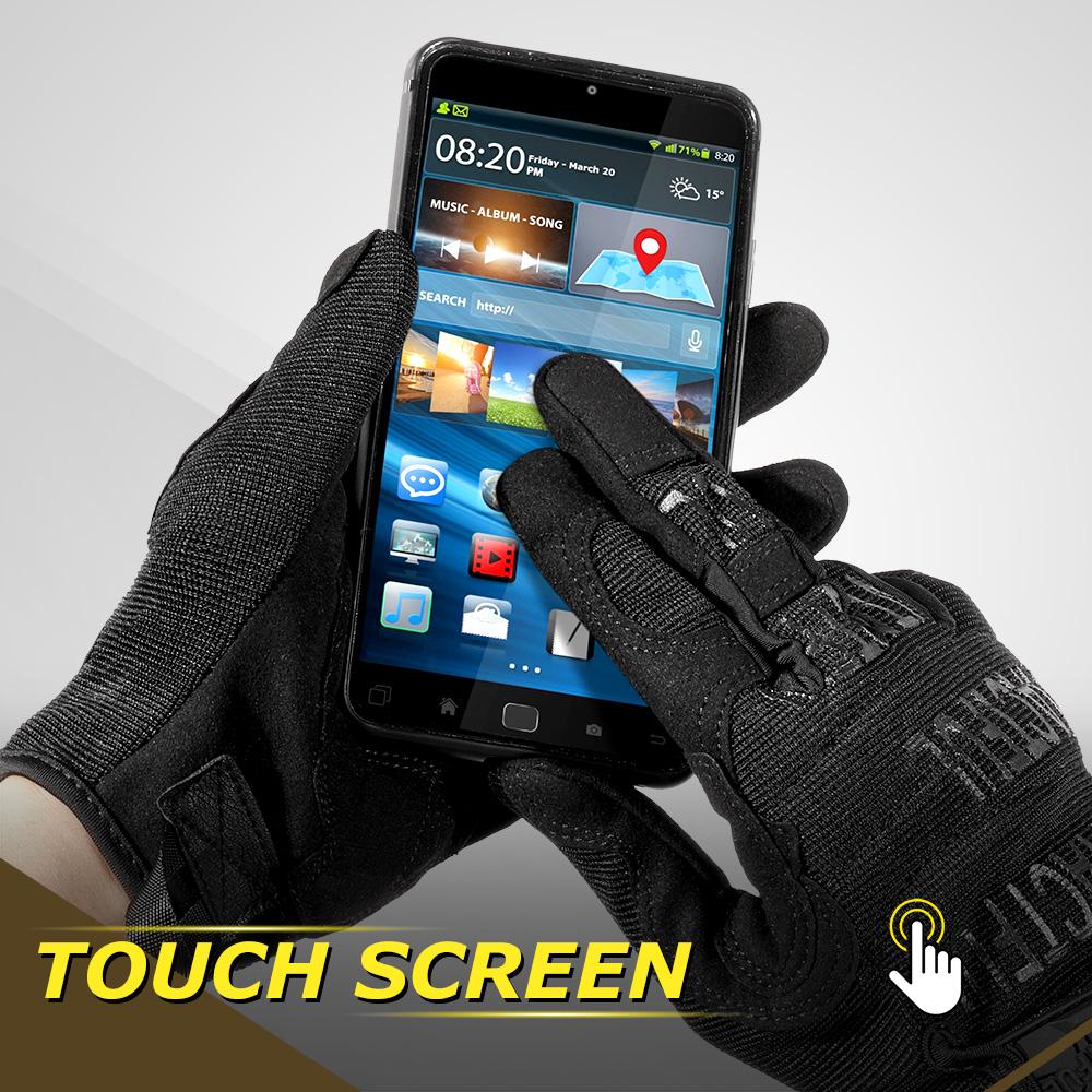 Men Gloves Touch Screen Sport Outdoor Paintball Combat Hiking Hunting Riding Bike Non-slip Breathable Cycling Equipment